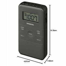 Radio Portátil Sangean DT-140 Negro AM/FM Radio Portátil Sangean DT-140 Negro AM/FM