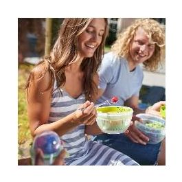 Emsa N10722 Clip & Go Fruit Bowl Fiambrera con Colador 1.1 L - Hermético para Fruta