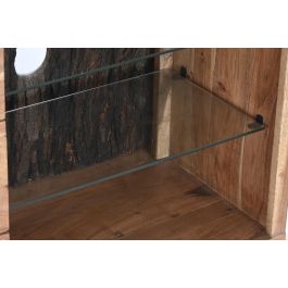Mueble Tv Colonial DKD Home Decor Marron 40 x 63 x 200 cm Mueble Tv Colonial DKD Home Decor Marron 40 x 63 x 200 cm