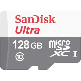SanDisk Tarjeta de Memoria Ultra MicroSDXC 128GB Clase 10 U1 100MB/s Gris/Blanco Precio: 38.99023172. SKU: B14NPGZE6F