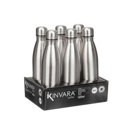 Termo Acero Botella 500Ml Kinvara 6X27CM (12 Unidades) Termo Acero Botella 500Ml Kinvara 6X27CM (12 Unidades)