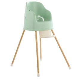 YouPla Thermobaby - Silla alta verde Céladon Green - Hecho en Francia