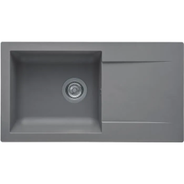 Stradour EINNA 16 Fregadero construido en SMC Gris Beton - 1 tazón, 78 x 43.5 cm, vaciado manual Precio: 118.58999944. SKU: B158D8R5RC