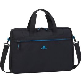 RIVACASE Regent II 8037 - Bolsa para portátil de 15.6 pulgadas, color negro