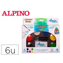 Paleta Maquillaje Alpino Acuarelable Pro 6 Colores Surtidos Precio: 11.99969947. SKU: S8420849