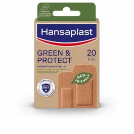 Hansaplast HP GREEN & PROTECT Apósitos Biodegradables y Ecológicos con Adhesión Extra Fuerte, 2 Tamaños, 20 Unidades Precio: 4.49999968. SKU: B17RN6VWLZ