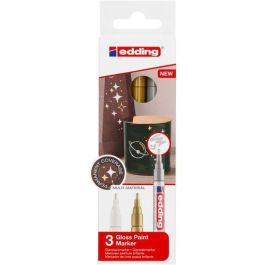 Marcador T.Opaca Perm. Edding 751 Conico Blister De 3 (Blanco, Oro Y Plata) Precio: 12.59000039. SKU: B1JVYZFVGW