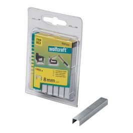 Wolfcraft Grapas de lomo ancho 8mm tipo 053 7031000 - Pack 1400 unidades