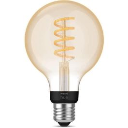 Philips Hue White Ambiance, LED conectado LED E27 Filamento G93 Globe, Bluetooth, trabaja con Alexa, Google y HomeKit Philips Hue White Ambiance, LED conectado LED E27 Filamento G93 Globe, Bluetooth, trabaja con Alexa, Google y HomeKit