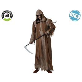 Disfraz Mago Marrón con Capucha y Túnica Larga de Poliéster para Adulto XXL - Ideal para Halloween y Eventos Fantásticos Precio: 21.49999995. SKU: B1HTSMCN9H