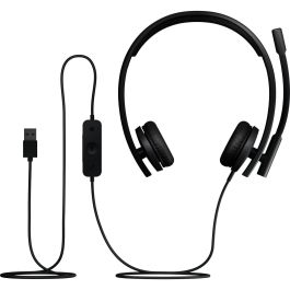 Logitech H570E USB-A Auriculares Estéreo USB con Micrófono para Oficina/Centro de Llamadas Negro