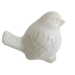 DKD Home Decor Figura Gorrión de Cerámica Blanca Estilo Cottage 12 x 14 x 17 cm Precio: 7.49999987. SKU: B18CW8A7JT