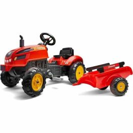 FALK - 2046AB - Tractor tractor a pedal Red X con capota abatible y remolque incluido Precio: 104.49999956. SKU: B14VKJSM6G