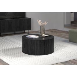 Trendteam RON234311432 Mesa de centro redonda MDF negra Essential Diámetro 80 cm Altura 36 cm Trendteam RON234311432 Mesa de centro redonda MDF negra Essential Diámetro 80 cm Altura 36 cm