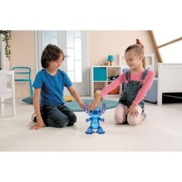 Lexibook Figura Stitch Interactivo Teledirigido, Bilingüe, con la Voz Real de Stitch, Juguete para Niños +3 Años