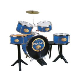 Reig 727 Batería Infantil Golden Drums Azul con 5 Tambores, Bombo 39 cm y Banqueta, +4 Años Precio: 60.5. SKU: S2405387