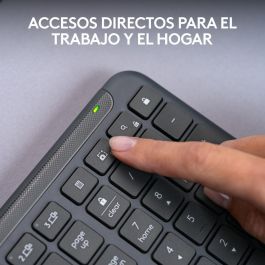 Logitech Teclado Inalámbrico K950 Negro Multidispositivo Bluetooth y USB