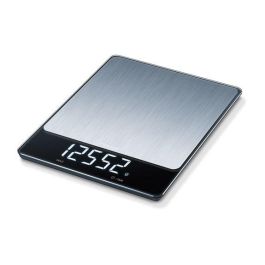 Beurer KS-34-XL Balanza de Cocina Acero Inoxidable con Función Tara y Pantalla Invisible - Hasta 148 caracteres Beurer KS-34-XL Balanza de Cocina Acero Inoxidable con Función Tara y Pantalla Invisible - Hasta 148 caracteres