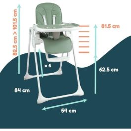Looping CH100VT Trona Multiposición con Respaldo Reclinable, Reposapiés Ajustable, Bandeja Adaptable y Extraíble que Crece con el Niño Looping CH100VT Trona Multiposición con Respaldo Reclinable, Reposapiés Ajustable, Bandeja Adaptable y Extraíble que Crece con el Niño
