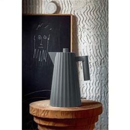 Alessi MDL06/1 G Hervidor Eléctrico Plissé Pequeño 1 Litro Gris Alessi MDL06/1 G Hervidor Eléctrico Plissé Pequeño 1 Litro Gris
