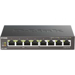 D-Link DGS-1008P/E Switch de Sobremesa 8 Puertos Gigabit Ethernet (4 con Power over Ethernet), Sin Ventilador D-Link DGS-1008P/E Switch de Sobremesa 8 Puertos Gigabit Ethernet (4 con Power over Ethernet), Sin Ventilador