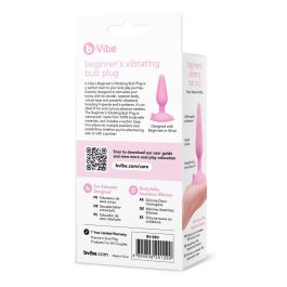 Plug Vibrador Anal B-Vibe Rosa