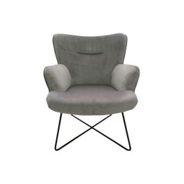 Butaca DKD Home Decor Gris Metal 67 x 81 x 87 cm Precio: 232.7900003. SKU: B1753KXWE3
