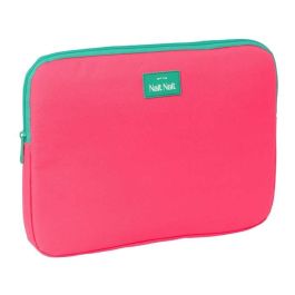 Funda para Portátil Nait Nait Rosa fluor Rosa 34 x 25 x 2 cm