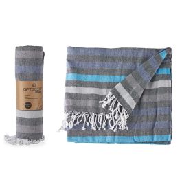 Multiusos Giftdecor 160x200 cm, tela algodón, azul (12 Unidades) Precio: 140.49999942. SKU: S3610326