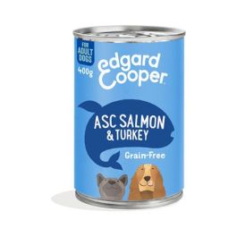 Comida húmeda para perros adultos sabor salmón y pavo - 6 latas de 400 gr Precio: 20.5000004. SKU: B12EFZ2L4Y
