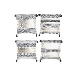 Cojin Arabe DKD Home Decor Negro Dorado 10 x 45 x 45 cm (4 Unidades) Precio: 40.88999948. SKU: B1GCWH4VDJ