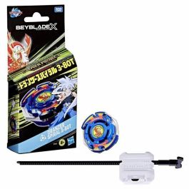 Hasbro Beyblade X Starter Pack X-Over Project Dranzer Spiral 3-80T, Top y Lanzador de Equilibrio, Juguete a partir de 8 años