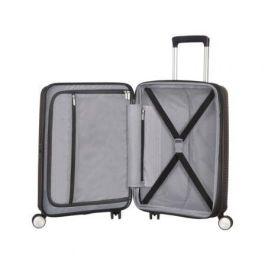 Maleta de Cabina American Tourister SoundBox Spinner 55cm/ 55x40x20cm/ 4 Ruedas/ Negro Bass