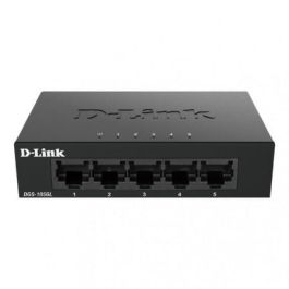 Switch de Sobremesa D-Link DGS-105GL 5 p 10 / 100 / 1000 Mbps Negro