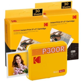 Impresora Fotográfica Kodak MINI 3 RETRO P300RY60 Amarillo Precio: 123.95000057. SKU: B16LCXF4FK