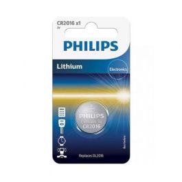 Pila de Botón Philips CR2016/ 3V Precio: 4.94999989. SKU: S0432608