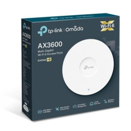 Punto de Acceso Inalámbrico TP-Link Omada EAP660 HD/ WiFi 6/ PoE 3600Mbps/ 2.4GHz 5GHz/ Antenas de 5dBi/ WiFi 802.11ax/ac/a/n/b/g