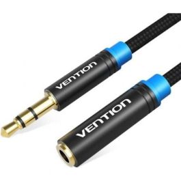 Cable Estéreo Vention VAB-B06-B050-M/ Jack 3.5 Macho - Jack 3.5 Hembra/ 50cm/ Negro Precio: 4.68999993. SKU: B19VZKDKGE