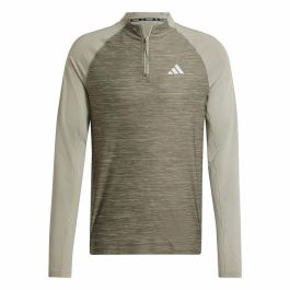 Camiseta de Manga Larga Hombre Adidas Gym+ 3 Bandas 1/4Zip Marrón Precio: 54.99000001. SKU: B1H53VVSHS