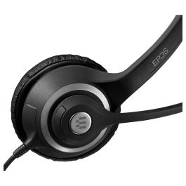 EPOS SC 238 Auriculares Alambricos OE Monoaurales para Oficina/Centro de Llamadas, Sonido Nítido, Negro