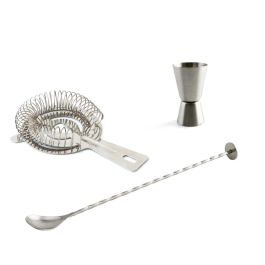 Koala Set 3 Piezas Gin Tonic Acero Inoxidable Mi Bar, Jigger Doble 2 y 4 cL, Fácil de Limpiar y Apto Lavavajillas Precio: 8.49999953. SKU: S2701133