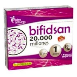 PINISAN Bifidsan 20.000 20Cap. Cápsulas Probióticas y Prebióticas 20.000 Millones de UFC, Vegano, Sin Gluten, Sin Lactosa Precio: 17.9899995. SKU: B15Q3Q8T8K