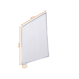 Durable Señal de pasillo autoadhesiva PET, etiqueta intercambiable 149x149 mm, para estanterías y pasillos, pack de 10 unidades Precio: 68.4999997. SKU: B1JVLNJBFQ