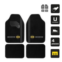 Set Completo 4 Piezas Alfombras Momo Universales Negro-Blanco MOMLCM4A8BK Set Completo 4 Piezas Alfombras Momo Universales Negro-Blanco MOMLCM4A8BK