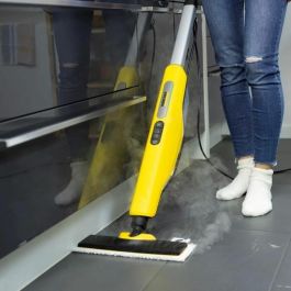 Karcher SC 3 Upright EasyFix Mopa a Vapor para Suelos Duros - Limpieza Profunda Fácil, Elimina 99,99% de Virus y Bacterias