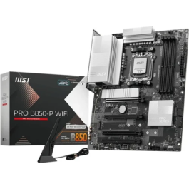 MSI Placa Base PRO B850-P WiFi, 911-7E56-008, AMD AM5 B850, 4 DDR5 256GB, Wi-Fi 7, ATX Precio: 202.69000037. SKU: B1639N8GBK