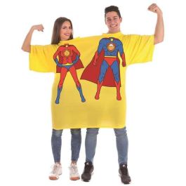 Disfraz adulto camiseta doble super héroes birras talla l Disfraz adulto camiseta doble super héroes birras talla l