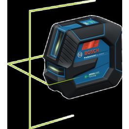 BOSCH PROFESSIONAL GLL 20-22 G Láser de Línea Verde Doble Alimentación, Precisión ± 0,3 mm/m