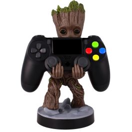 Cable Guy Groot Guardianes de la Galaxia 21cm - Soporte y cargador para mandos PlayStation, Xbox, iPhone y smartphones