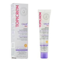 Topicrem CALM+ Crema Facial Diaria Anti-Rojeces SPF50+ Muy Alta Protección Piel Reactiva/Cuperosis Hidratante 24H 40ml Precio: 21.15927. SKU: B142YSZ7FJ